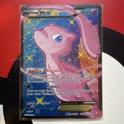 The Pokémon Company Mew EX RC24/RC25 Ultra Rare Full Art Holo 120HP CREASED 