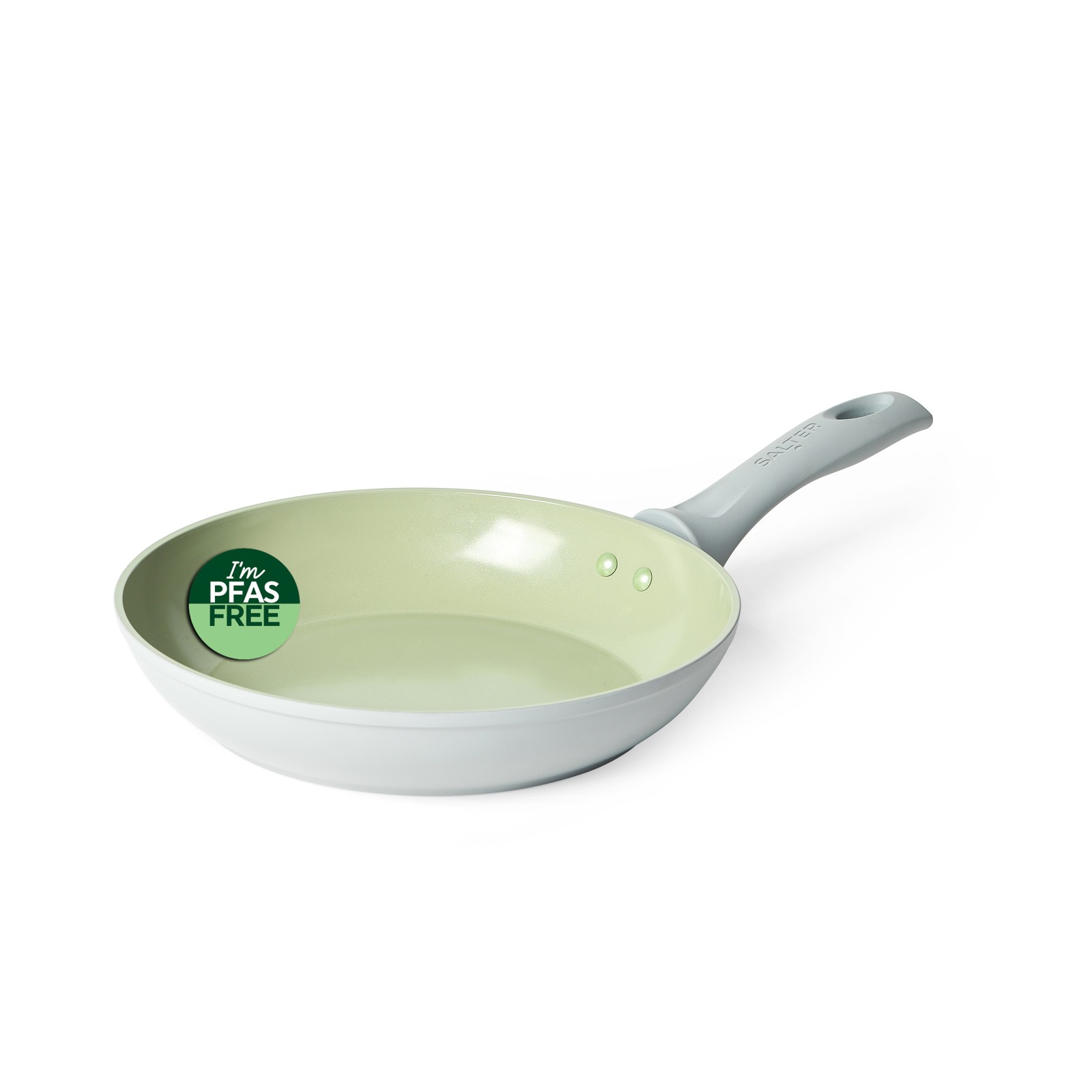 Salter Earth Frying Pan Non-Stick 24cm Induction Forged Aluminium Green/Grey