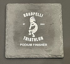 2024 Kokopelli St. George Utah Triathalon Podium Finisher Medal Rock Coaster