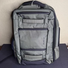 Samsonite Detour Travel Backpack Green Black New Carry On New Laptop Duffel