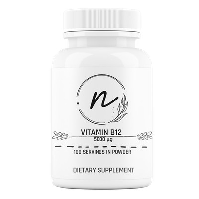 NaturePRO Vitamin B12 Methylcobalamin 5000 mcg 100 Portionen Pulver
