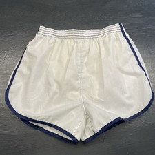 Vtg Jockey DP Sport Short Sportswear Swimwear Liner Medium 32 - 34 Shorts White