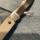 Moore Maker USA 3100LB White Synthetic Scales Lockback 1 Blade 3 1/8” Closed — photo 5