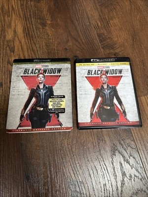 Black Widow (Blu-ray Ultra HD 4K 2021) W/ Slipcover