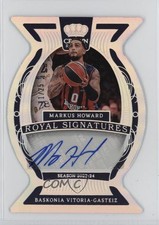 2023-24 Crown Royale EuroLeague Royal Signatures 11/25 Markus Howard Auto 0zu6