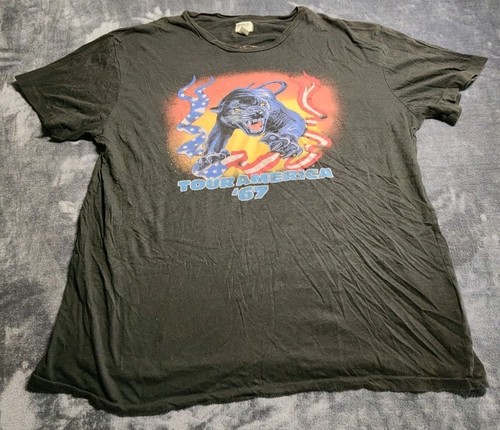 Denim And Supply Tour Hemd Herren Extra Large Schwarz Grafikdruck Ralph Lauren Z* - Bild 2 von 7