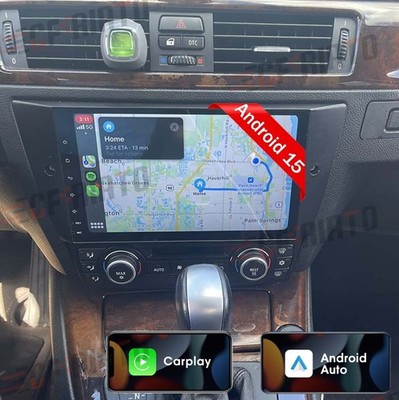 For BMW E90 M3 328i 335i Car Stereo Radio Android 15 Apple Carplay GPS Navi 64G