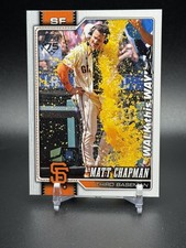 2026 Topps Series 1 Matt Chapman “Walk This Way” Image Variation SSP Giants
