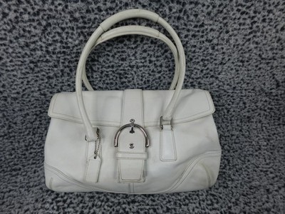 Coach Off White Leather Shoulder Bag A05S-9550 SOHO Cowhide