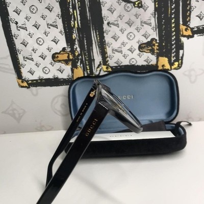 LUXURY NEW AUTHENTIC GUCCI GG1344O 005 BLACK SQUARE  display picture 1