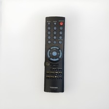 Toshiba CT-9995 Black Handheld Wireless Remote Control For TV VCR Tested Works