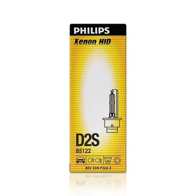 Philips D2S HID Xenon Headlight Bulb 85122C1 OEM 4300K Made in Germany Pack of 1