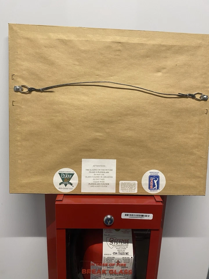 Placa fotográfica de golf Phil Mickelson 2003 ProTour enmarcada - Desert Schools evento CMN Foto 4 de 4