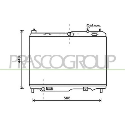Kühler Motorkühlung Prasco FD344R002 Aq für Ford
