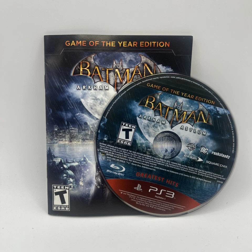 2010 Batman: Arkham Asylum Sony PlayStation 3 2010 PS3 Greatest Hits - Image 3 of 3