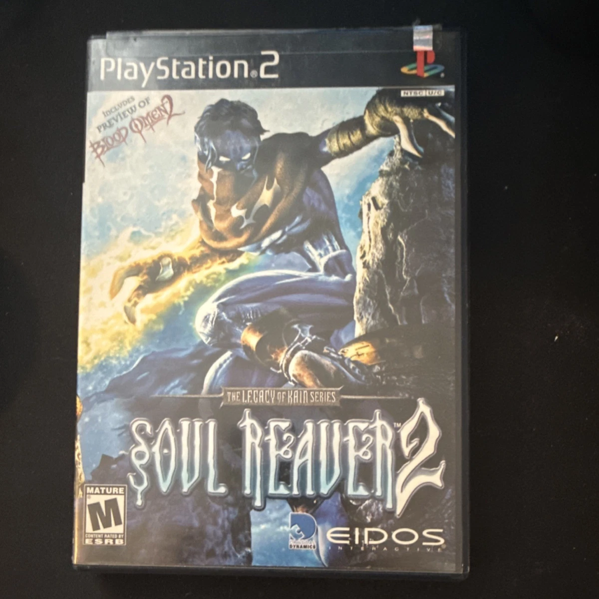 Soul Reaver 2 PS2 – Boîte Et Manuel Seulement – Pas De Jeu – Bon état