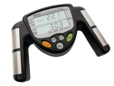 Omron HBF-306CN Fat Loss Monitor Black Handheld BMI Tracker Tested
