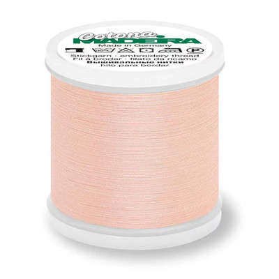 Madeira Cotona 80 Cotton Embroidery Thread 220yd Spool 585 Light Peach