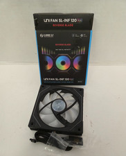 UNTESTED - Lian Li Uni Fan SL-INF 120 Reverse Blade - BLACK - Complete - READ