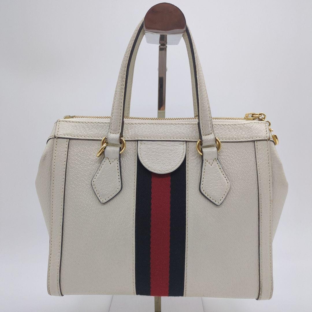 GUCCI Old Gucci Ophidia Sherry Leather Tote Bag 2Way Business Travel thumbnail 3