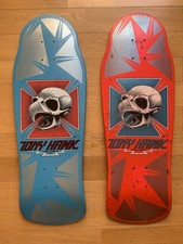 Powell Peralta TONY HAWK Skateboard Decks, 80's Original, Set of 2, Vintage