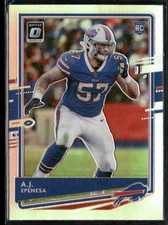 2020 Panini Donruss Optic A.J. Epenesa #112 Holo Prizm RC Bills