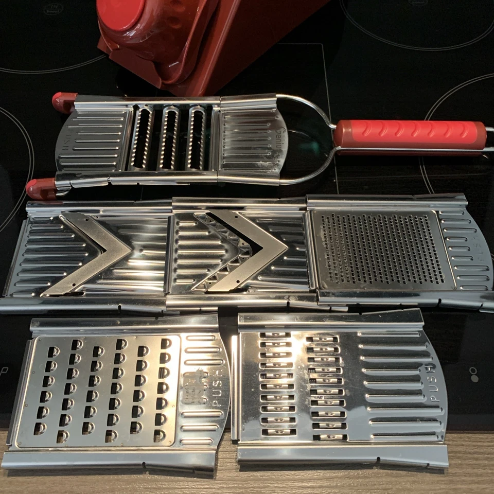 Genius Nicer Dicer Speed Handhobel |Vorteilsset|Zum Raspeln Schneiden Reiben  - Bild 3 von 3