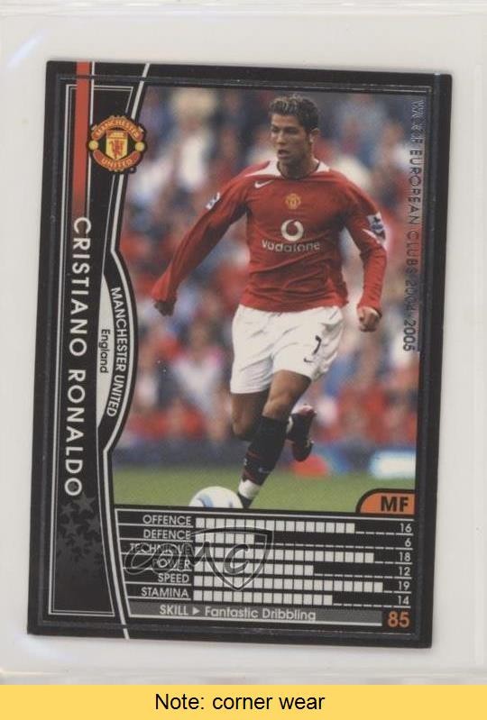 2004-05 Panini WCCF European Clubs Cristiano Ronaldo #059/224 Rookie RC READ dd2