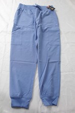 EDS Essentials by Dickies Womens Midrise Cargo Jogger Scrub Pant BL1 Ciel Medium
