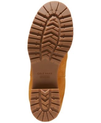 COLE HAAN Womens Beige Goring Camea Round Toe Block Heel Leather Chelsea 5 B