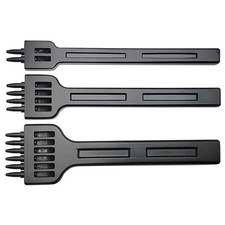 Leather Hole Punch 4mm 2/4/6 Prong Leather Stitching Chisel Set Round Hole Punch