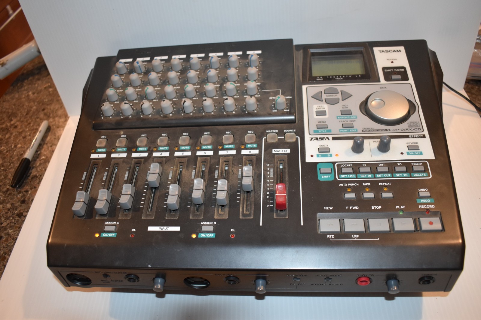 Tascam DP-01FX/CD Portastudio 8 Track Console Digital Mixer (UET44) | eBay