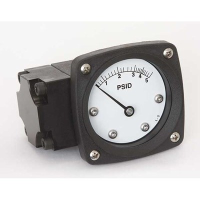 Midwest Instrument 142-Aa-00-Oo-5P Pressure Gauge, 0 To 5 Psi