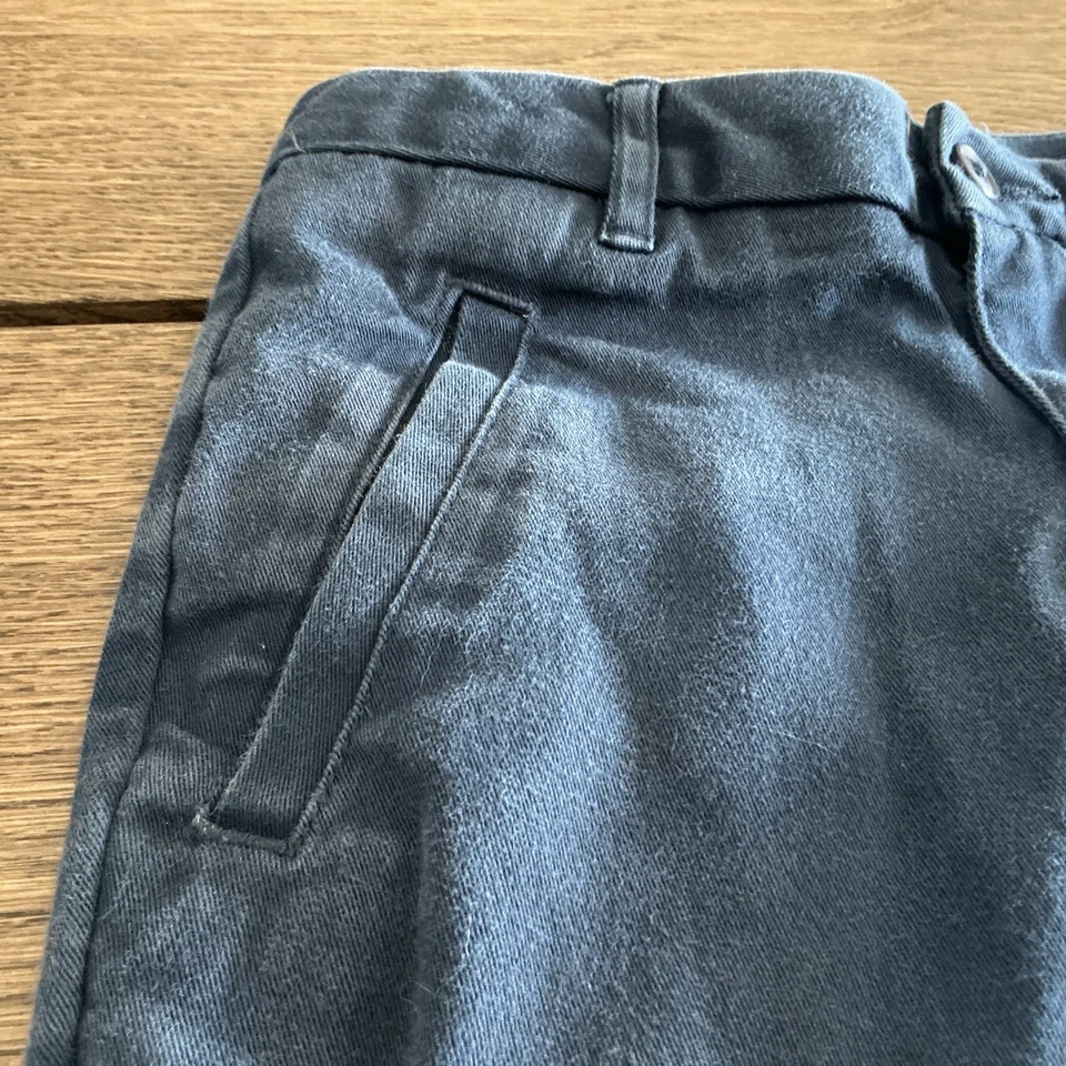 Pantalones Cortos Lands End Niños Talla 7-8 Activo Chino Uniforme Escolar Pantalones Azul Foto 3 de 4