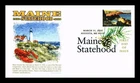 US COVER MAINE STATEHOOD BICENTENNIAL FIRST DAY ISSUE PANDA CACHET