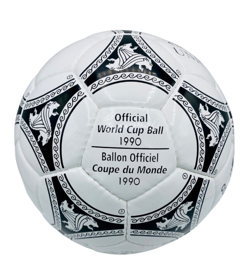 Ballon De Football Officiel Coupe Du Monde 1990 - Etrusco Unico Adidas Taille 5 - Cuir Synthétique, Cousu Main - Collector