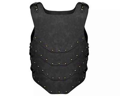 Viking Body armor Leather Breastplate Medieval leather armor Cosplay Costume