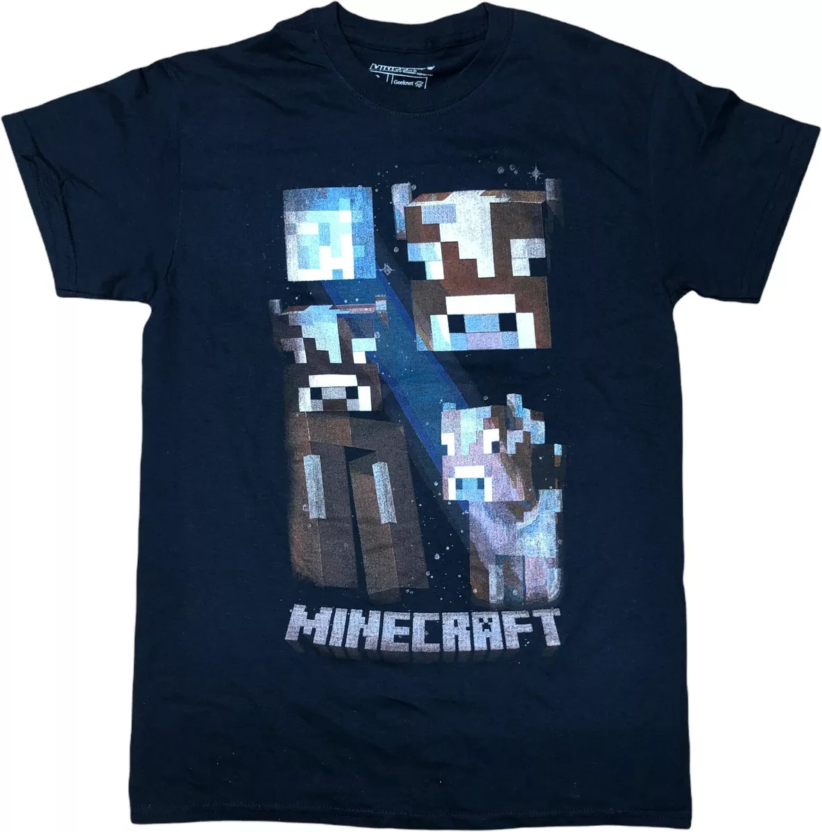 MInecraft Logo Men's T-Shirt Navy