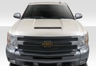 For 2007-2013 Silverado Duraflex RK-S Ram Air Hood - 1 Piece