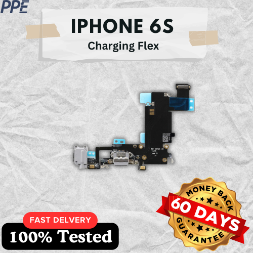 Puerto de carga flexible de repuesto blanco 100 % probado Reino Unido para Apple iPhone 6S - Imagen 1 de 1