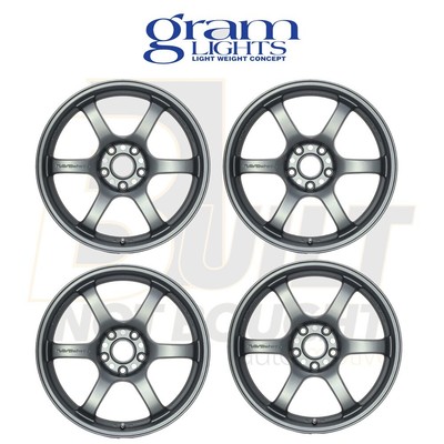 Rays Gram Lights 57DR 17x9.0 +38mm Offset 5x114.3 Gunblue 2  Wheels