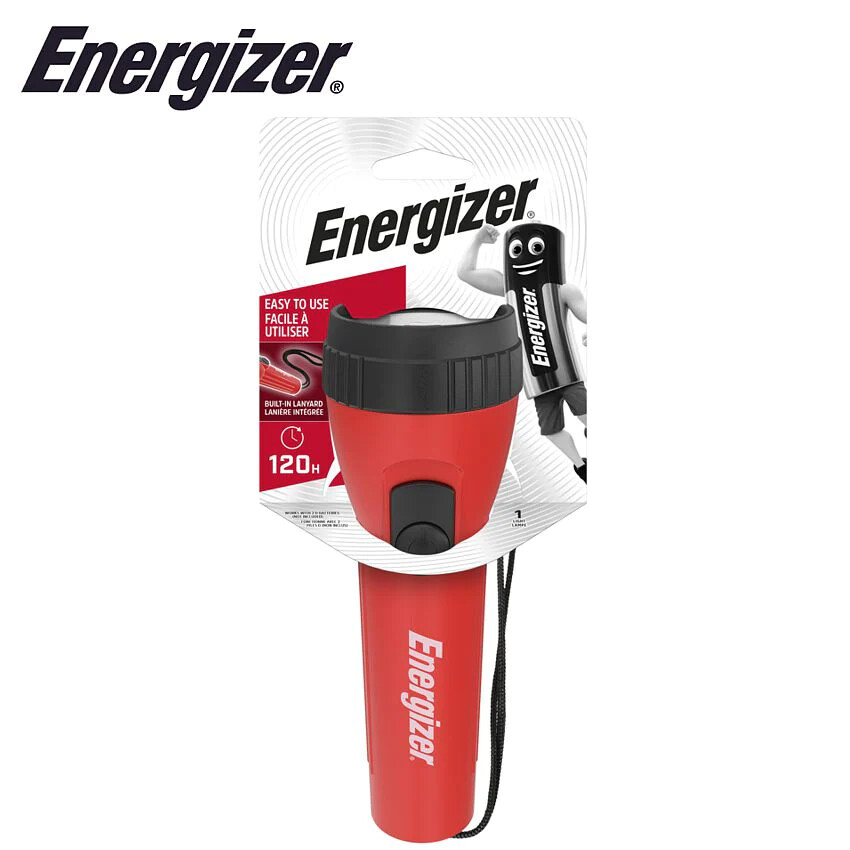 Energizer LED Torch Flash Light Red D SIZE- New