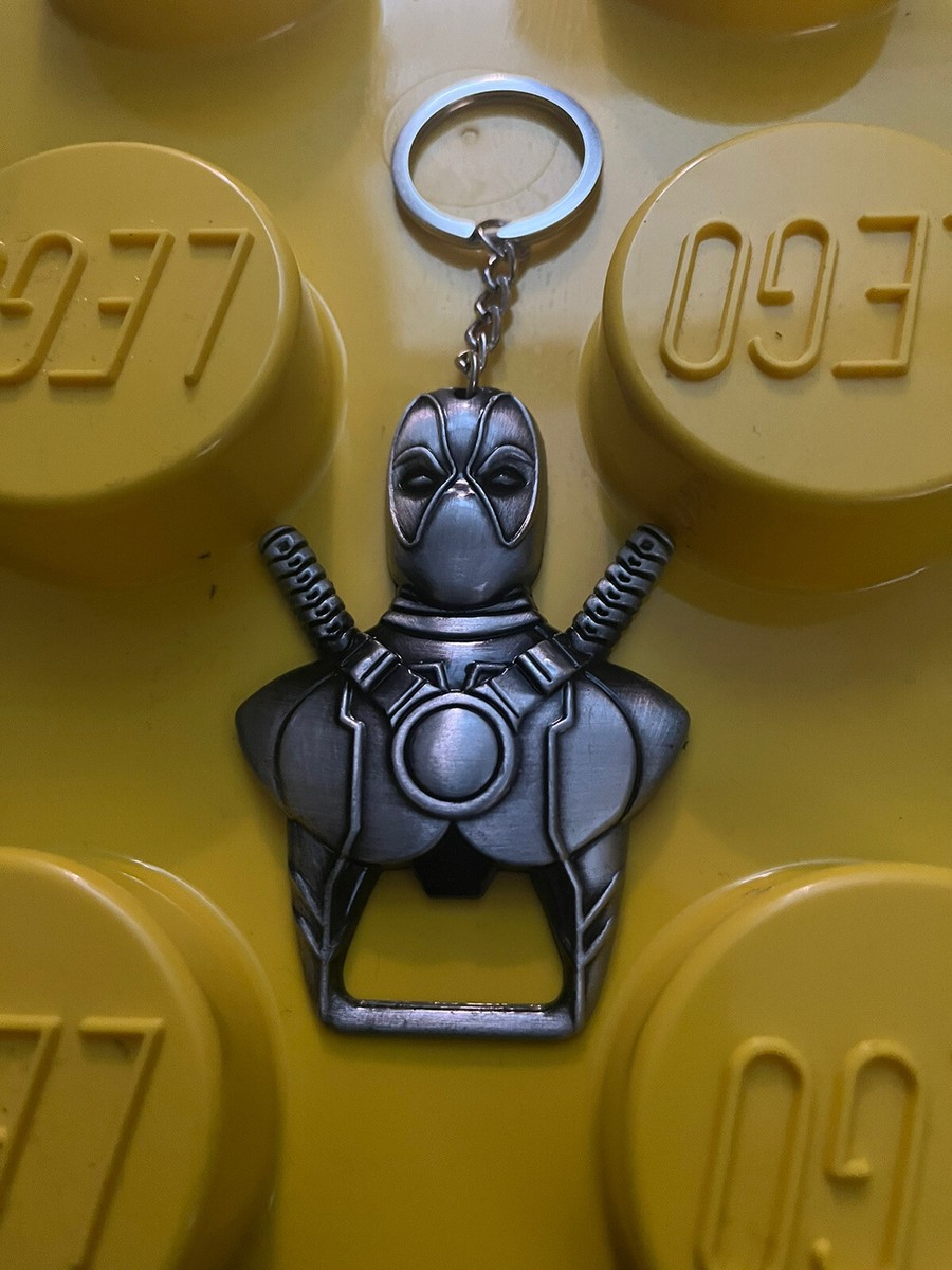 Deadpool Keyring Bottle Opener Marvel Free P&P Keychain Party Gift