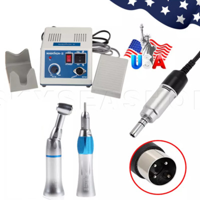 Micromotor Dental Marathon 35000RPM/pieza de mano recta de contraángulo