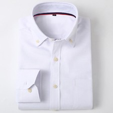 New Men's Dress Shirts Fashion Long Sleeve Camisas Social Slim Casual Shirts Top