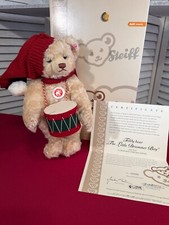 Steiff Christmas Little Drummer Boy 037368 NIB w/ Cert of Auth. 652/2007
