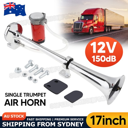 328 Db Super Loud Loud Single Trumpet, 12V 30W VXH1112MAR‑C, Compressor Powerful Premium Quality Silver Relay Stainless Steel Universal Air Horn for Boats Campers Yachts 328 Db Super Loud Loud Single Trumpet, 12V 30W VXH1112MAR‑C, Compressor Powerful Premium Quality Silver Relay Stainless Steel Universal Air Horn for Boats Campers Yachts