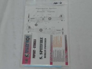 1/48 Tally Ho Decals Popisky Stencils Markings Supermarine Spitfire NOS S48007
