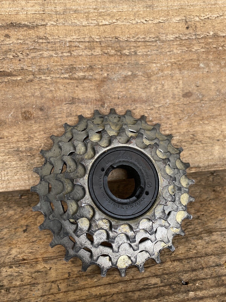 Roue Libre Suntour Pro Compe Vintage - 5 Vitesses 14-28 Dents - Or - Pour Vélo Route Miyata - Japon