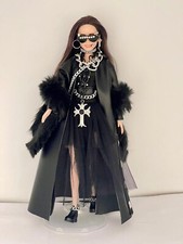 Barbie bambola metallo pesante vestiti gotici Ozzy Osborne fan regalo fatto a mano